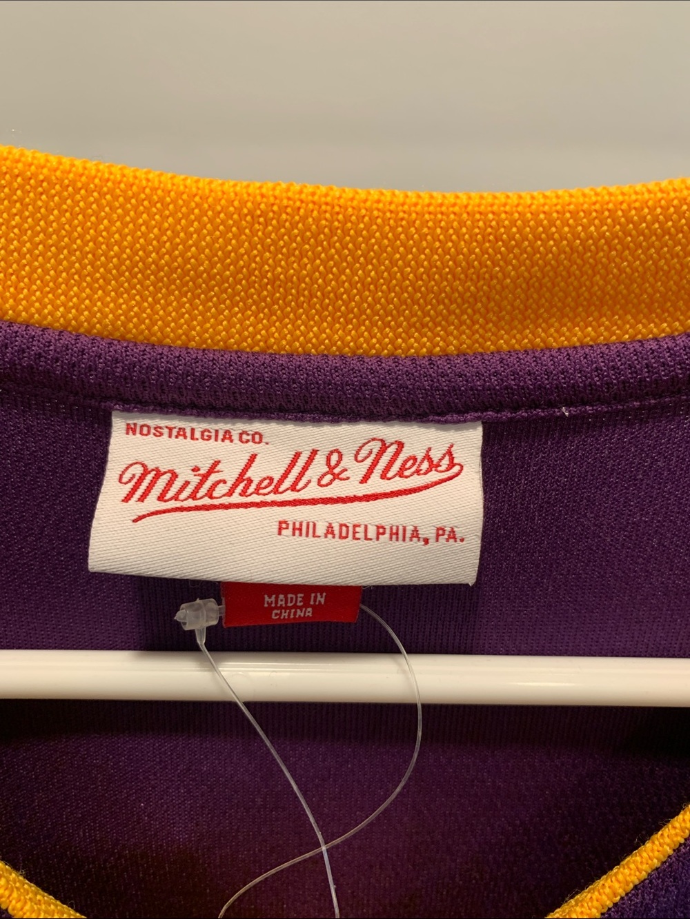Mitchell & Ness Purple and Gold Kobe Bryant Lakers Jersey - Picture 2 of 4